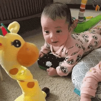 Zacht Muzikaal Knuffeldier – Verlichte Giraf – Voor Baby's en Peuters