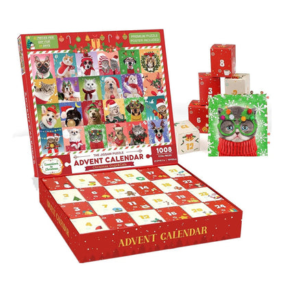 Pet Puzzle Advent Calendar 2025 – 24 Dagen Jigsaw Verrassingen