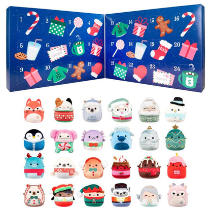 Squishmallows Christmas Adventskalender 2025 - 24 Schattige Pluche Figuren