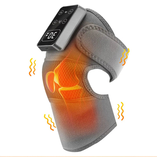 Verwarmingskniebrace – Vibratie – Verstelbaar – Voor knie- en spierherstel