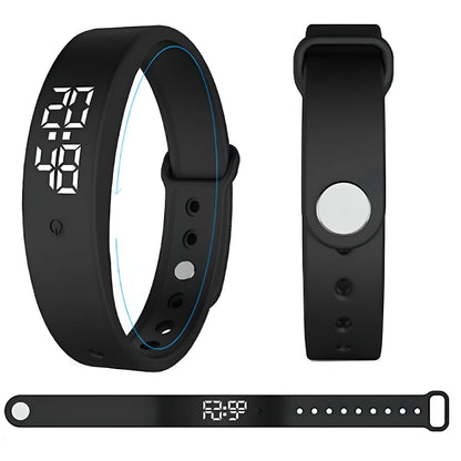 Smartwatch – Waterdicht – Siliconen Band – Voor Fitnessactiviteiten