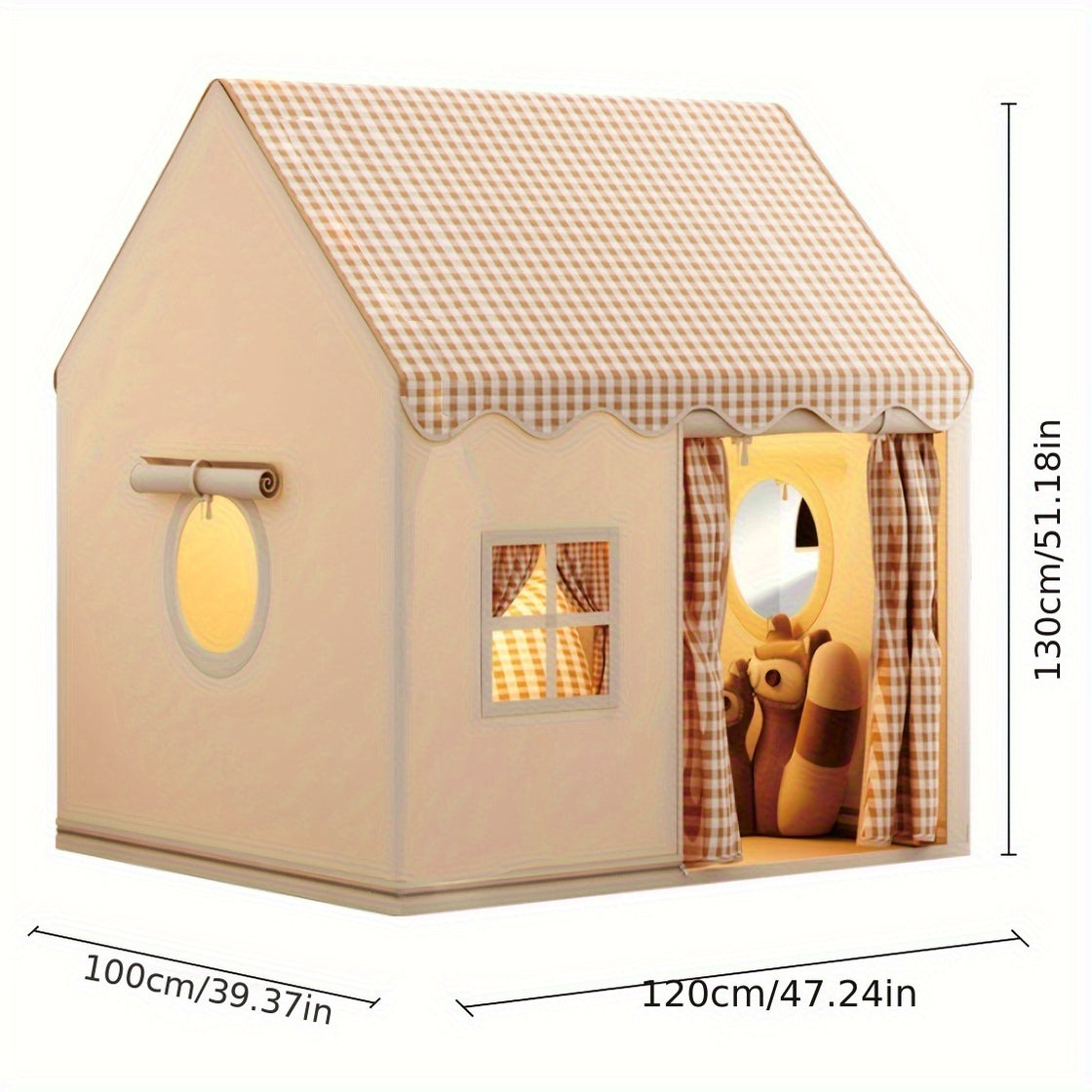 FunHouse Binnenspeelhuis - Schattig Speelhuis voor Eindeloos Plezier