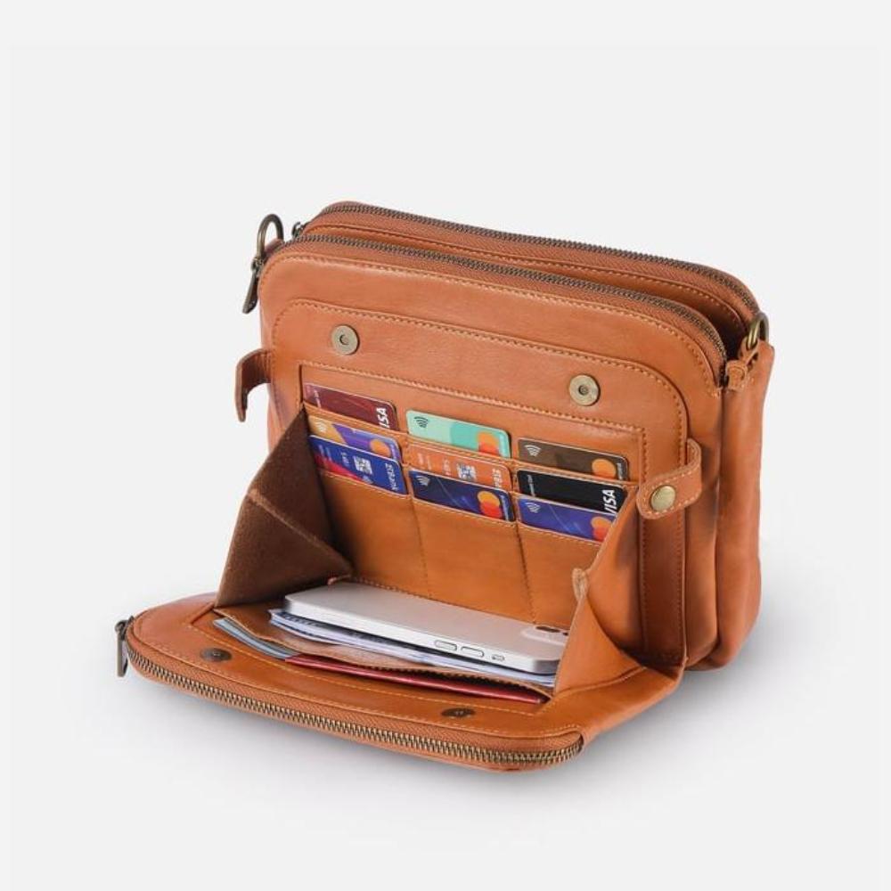 Schoudertas – Verstelbare Schouderriem – Dubbele Rits – Voor Dames