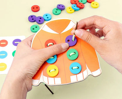 Educatief Speelgoed – Kleding met Knopen – Voor Kinderen – Met Kleurherkenning