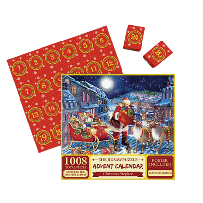 HolidayPuzzle Countdown – 1008 Delig Kerst Puzzel