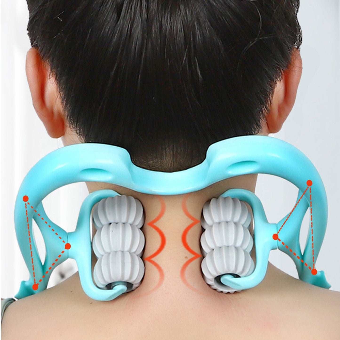 Nekmassage Roller – Verstelbare Grip – Spierontspanning – Voor Thuisgebruik