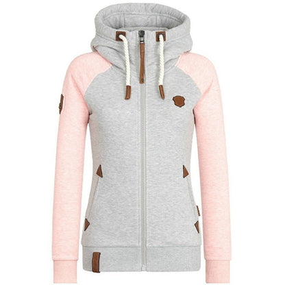 Hoodie Dames – Gebreide Kraag – Zachte stof – Voor casual outfits