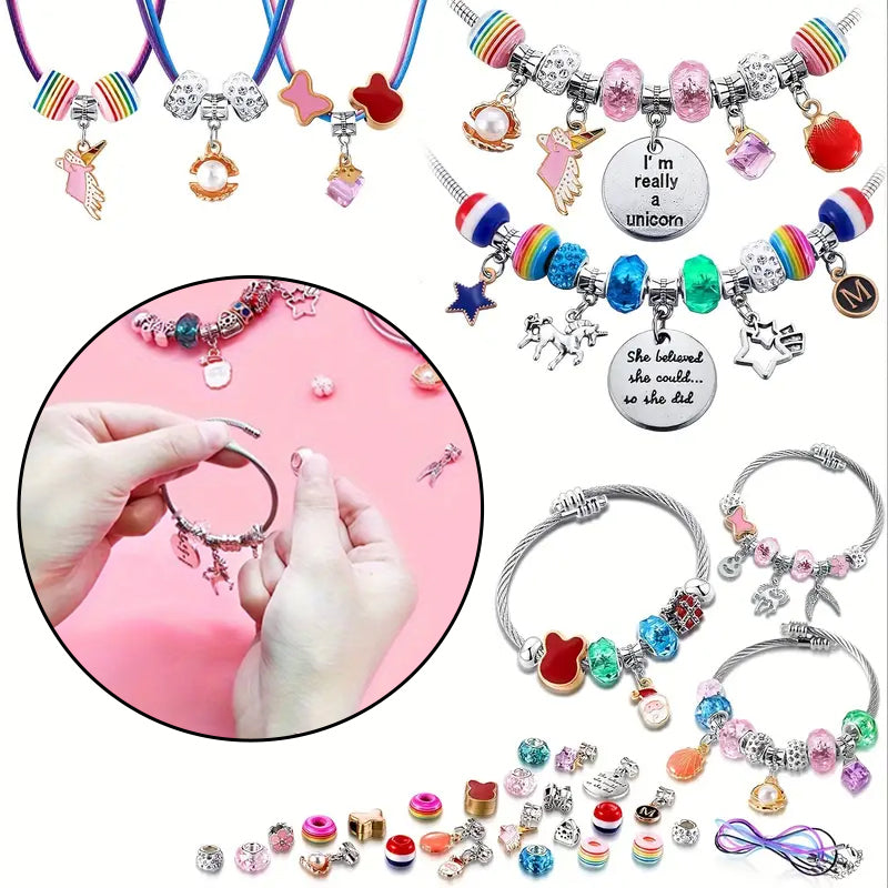 DIY Sieraden Set – Kleurrijke Charms – Voor Armbanden en Kettingen – Voor Kinderen