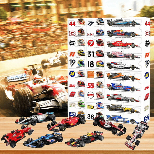 RaceTime F1 Adventskalender 2025 - 24 Mini F1-Wagens