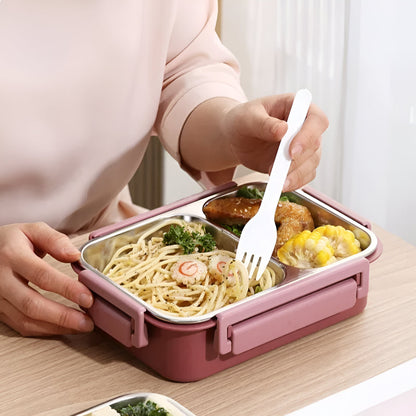 Lunchbox – RVS – Geïsoleerd – Voor Maaltijden On The Go