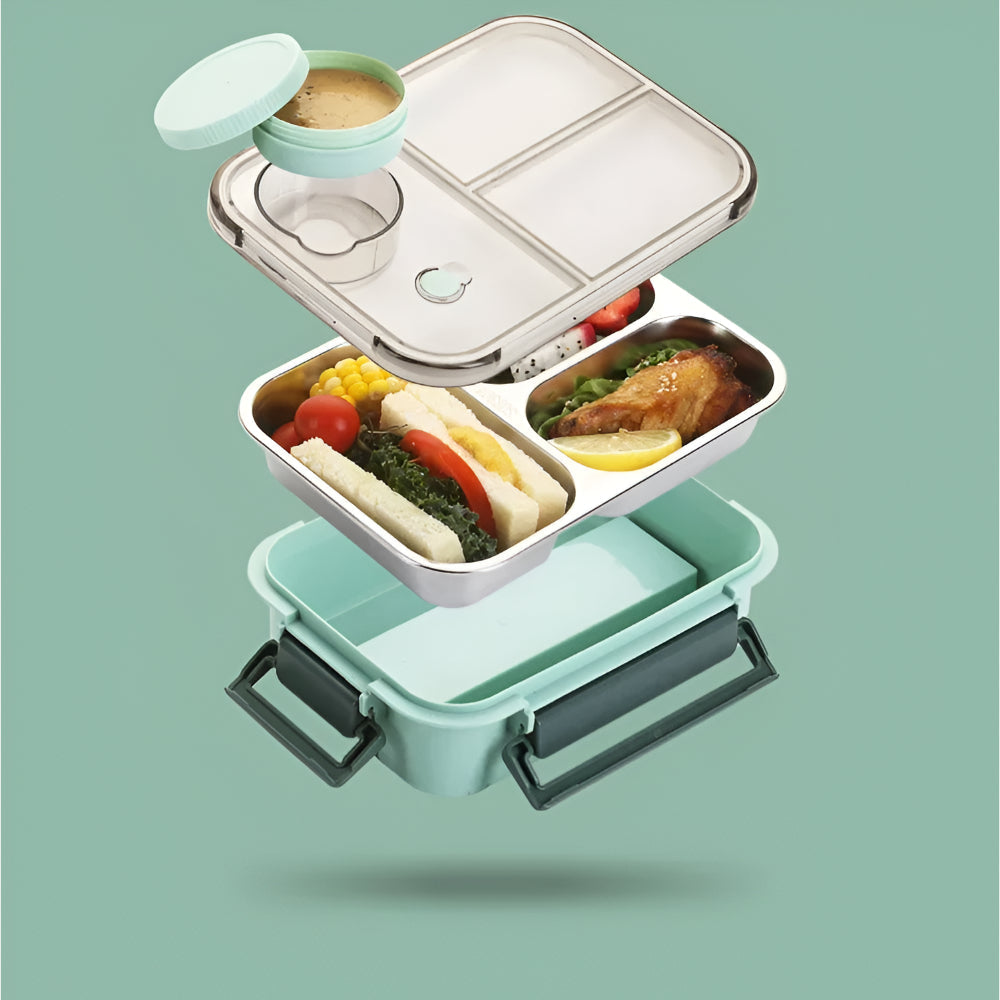 Lunchbox – RVS – Geïsoleerd – Voor Maaltijden On The Go