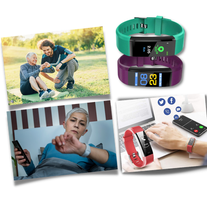 Senioren smartwatch – hartslagmeter – waterdicht ontwerp