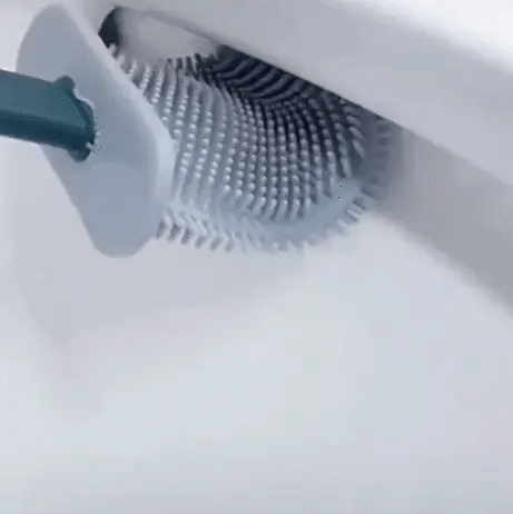 Toiletborstel – Siliconen kop – Hygienisch – Voor toilet