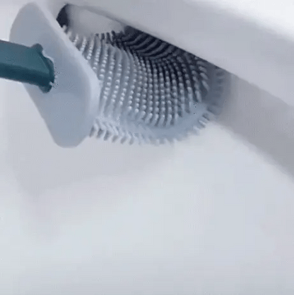Toiletborstel – Siliconen kop – Hygienisch – Voor toilet
