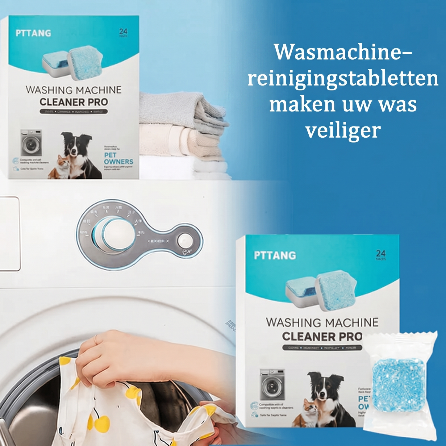 Fittershape Wasmachinereiniger Pro
