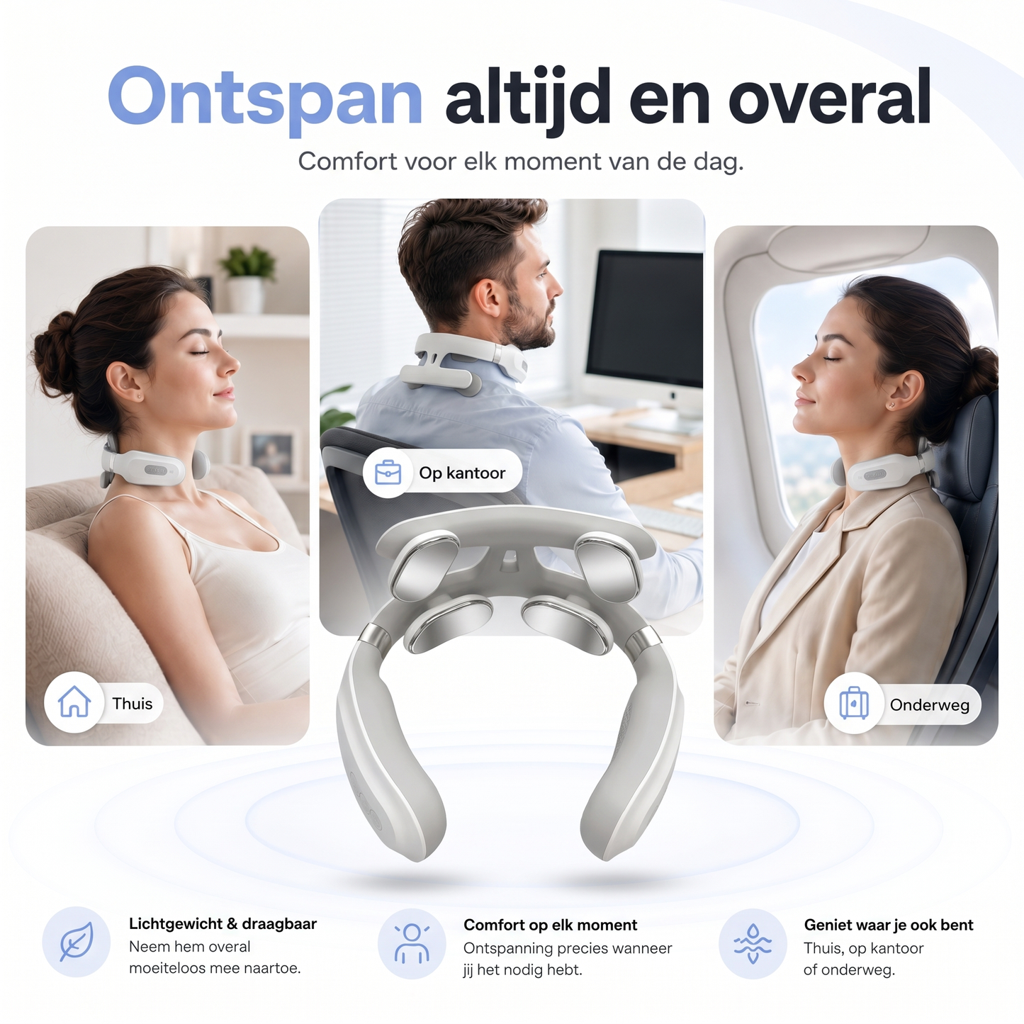 Fittershape Nektiva Nekmassager met warmte