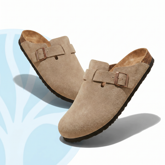 Fittershape Comfort Clogs – suède met voetboogsteun