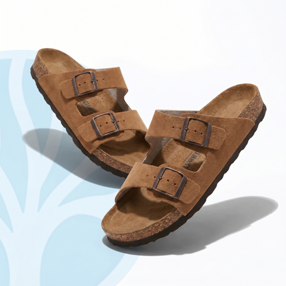 Fittershape Suède Sandalen – met voetboogsteun