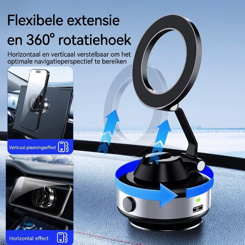 Fittershape Snapmount Magneethouder – met vacuümtechnologie