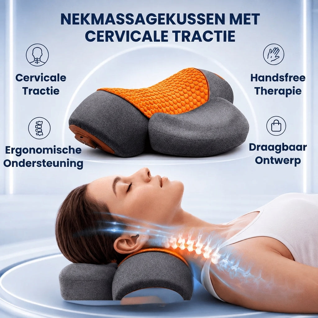 Fittershape Cervical Traction Massager – met warmte & massage