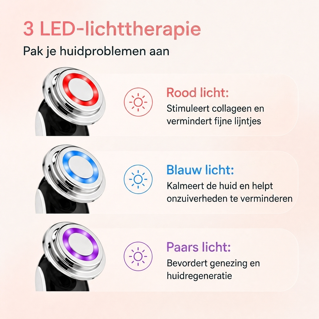 Fittershape 7-in-1 Face Lifting Device – EMS & LED voor versteviging