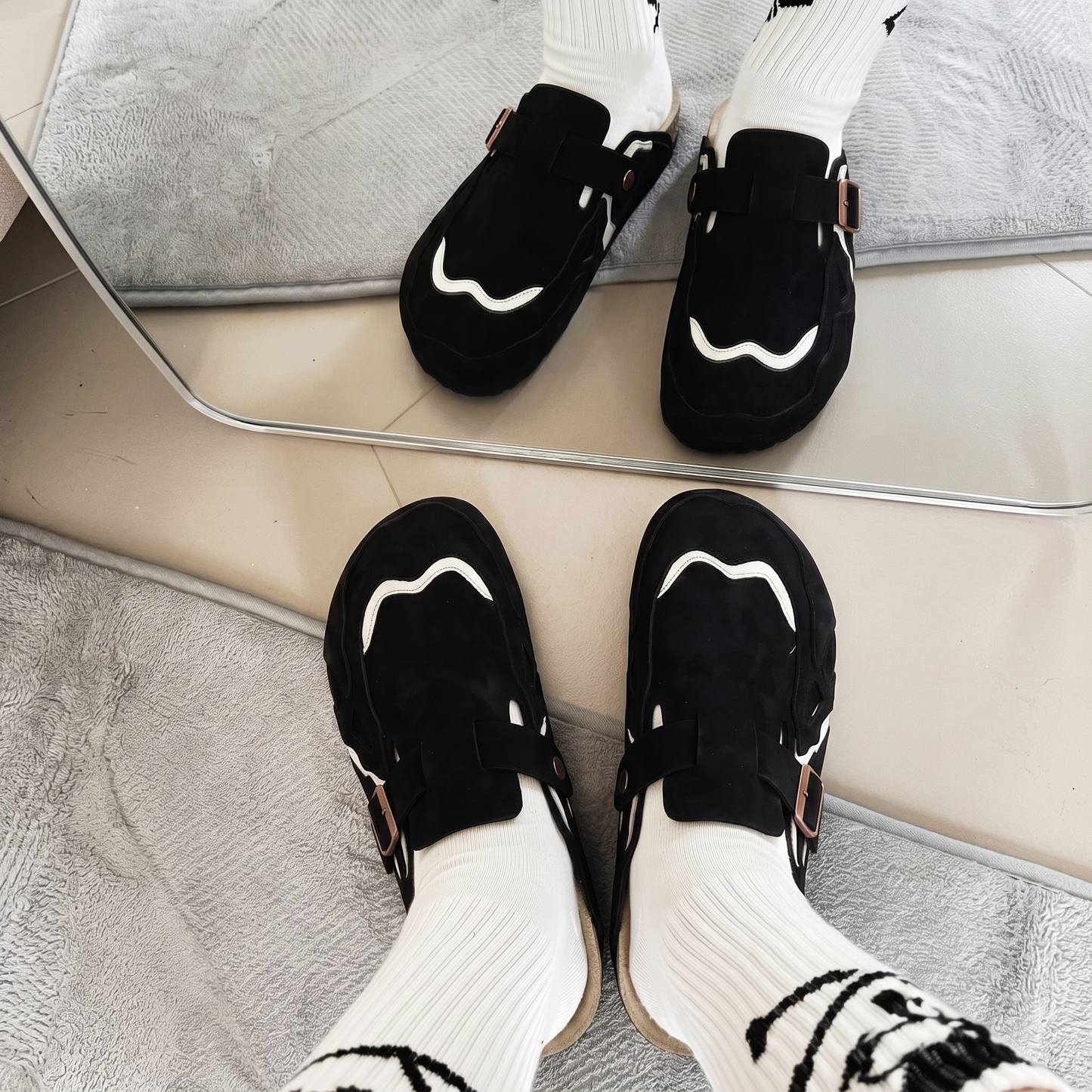 Fittershape Wavey Clogs – met gewatteerd voetbed