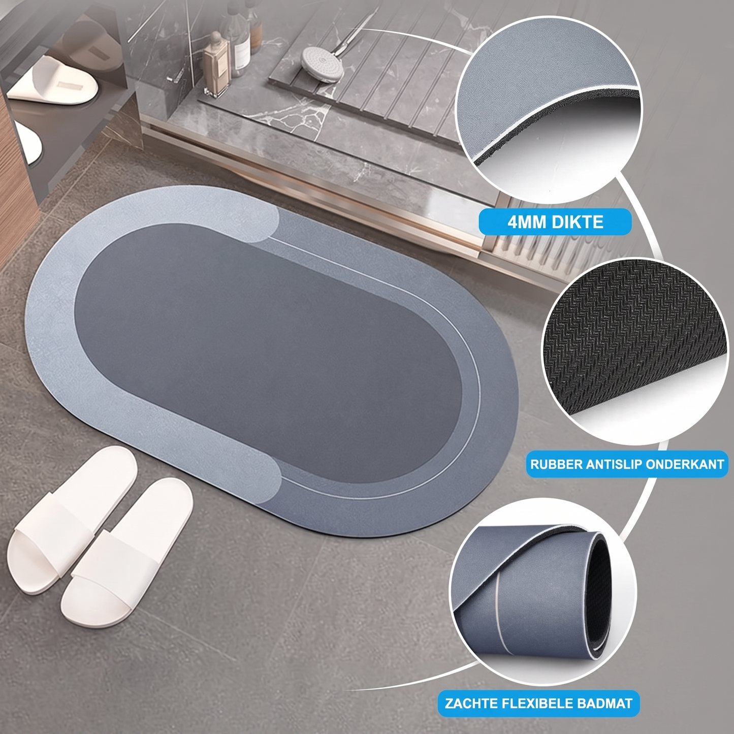 Fittershape Magic Mat – snel droog & antislip
