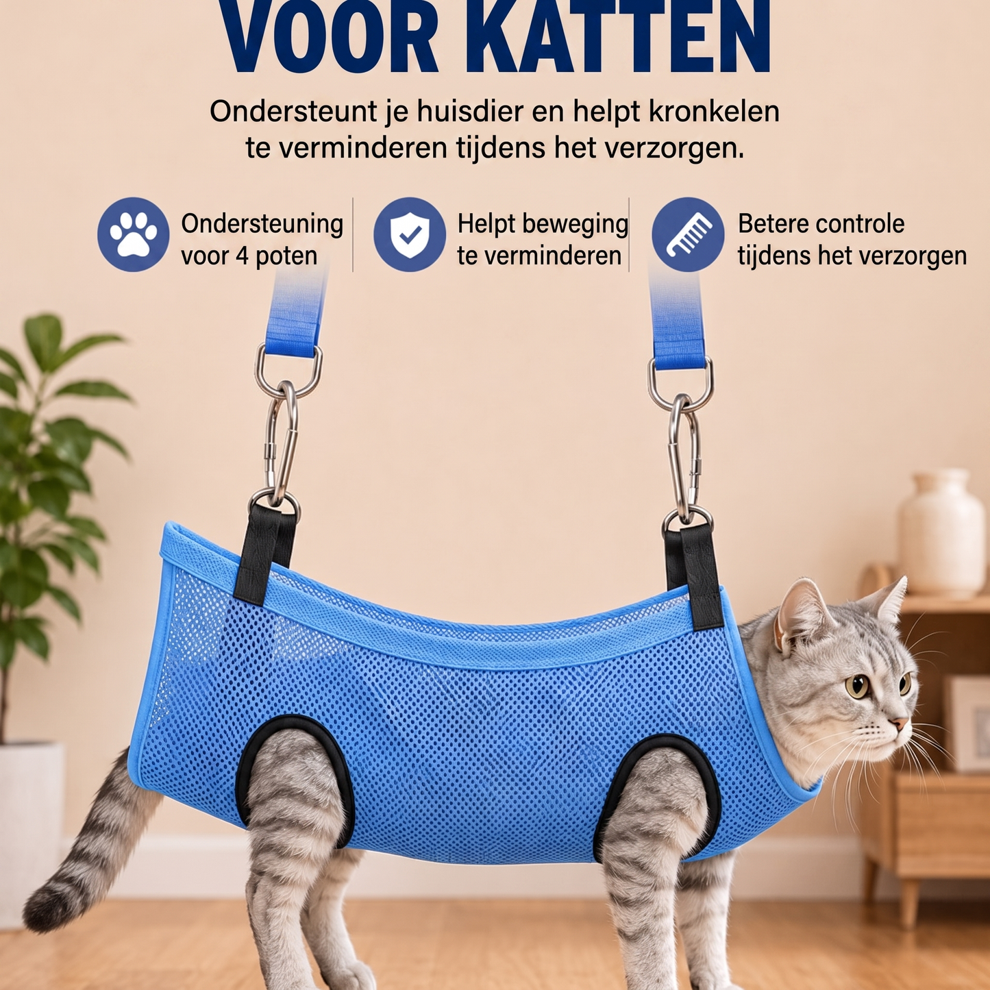 Fittershape Foldable Pet Grooming Stand – voor katten & kleine honden