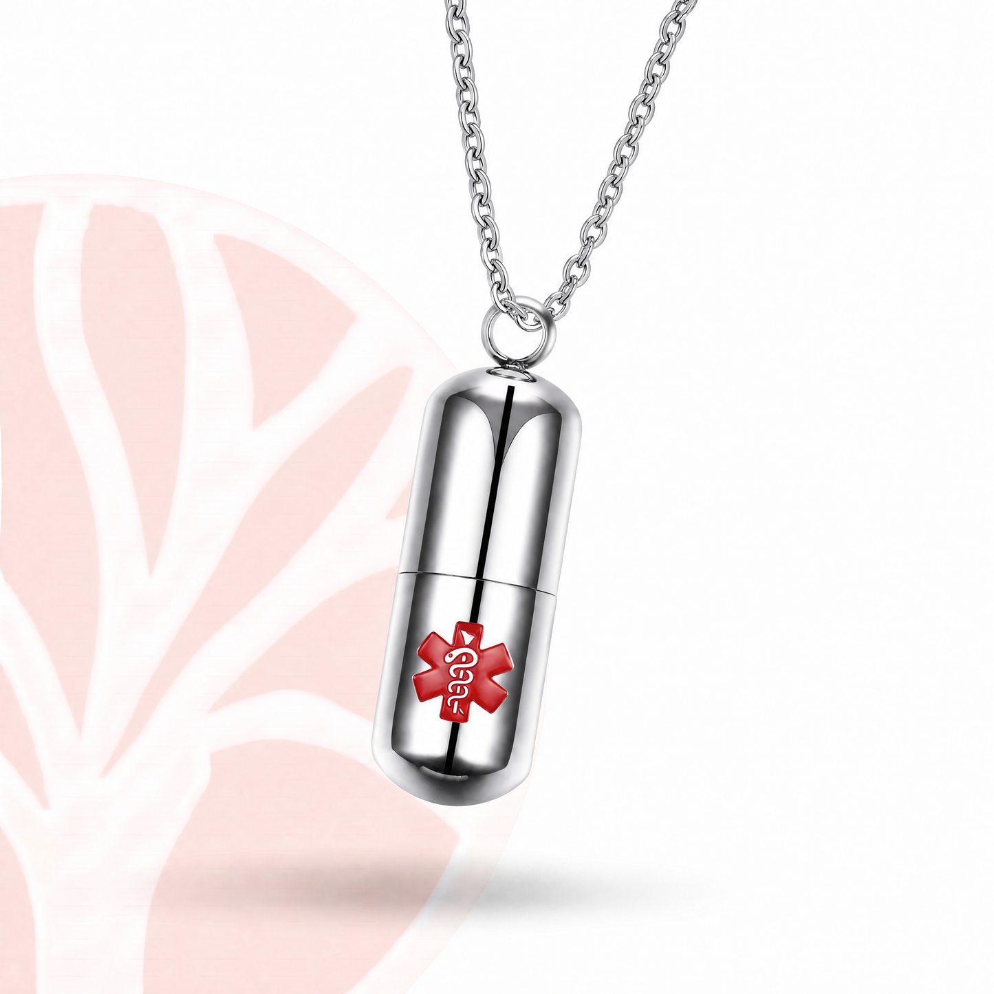 Fittershape Capsule Necklace – medische alertheid als discreet sieraad