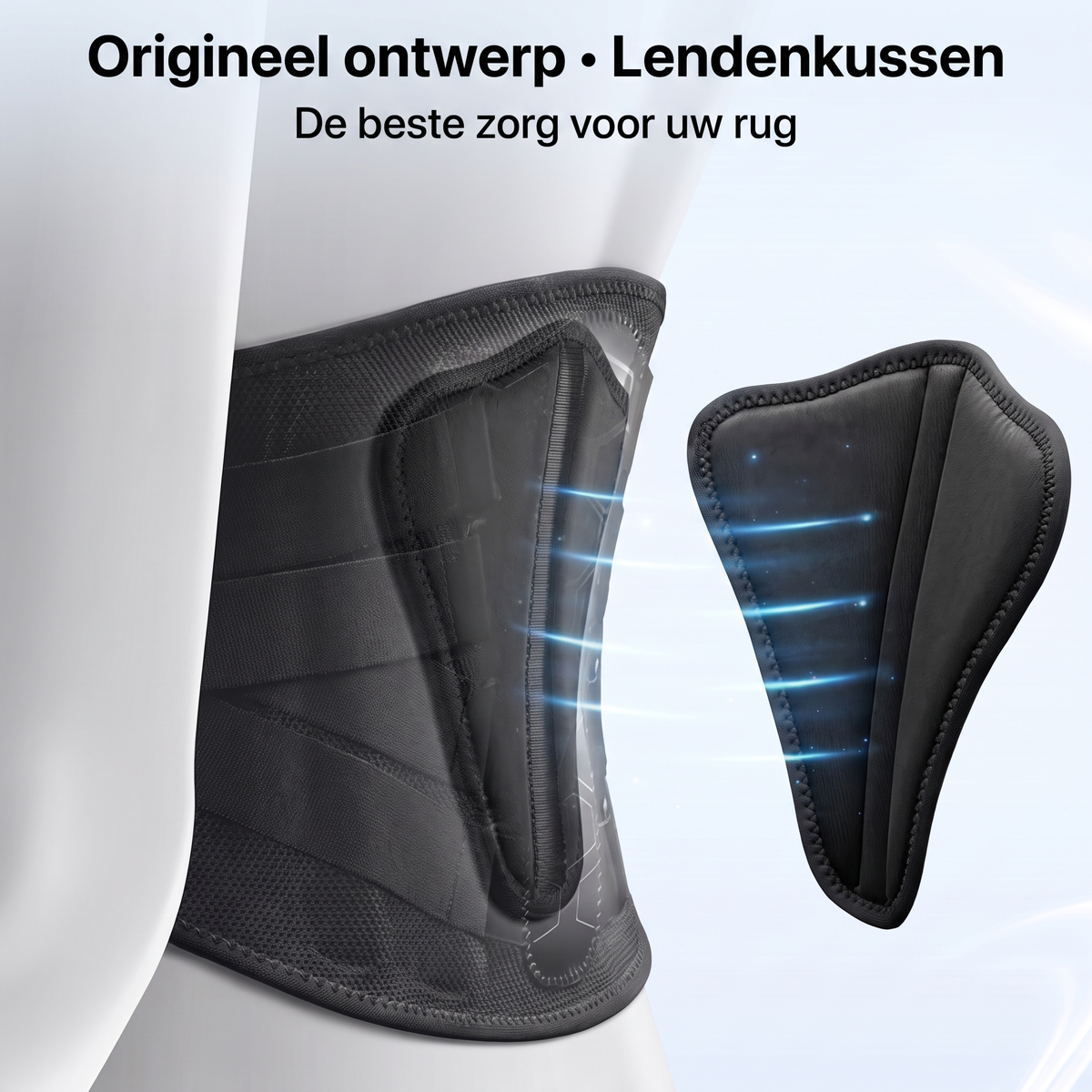Fittershape Lower Back Support Belt – verstelbaar voor rugondersteuning