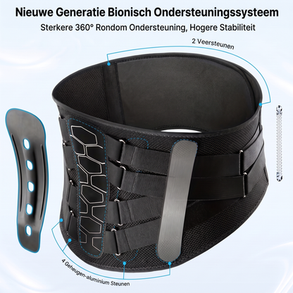 Fittershape Lower Back Support Belt – verstelbaar voor rugondersteuning