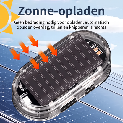 Fittershape Solar LED Nepautoalarm – met bewegingssensor