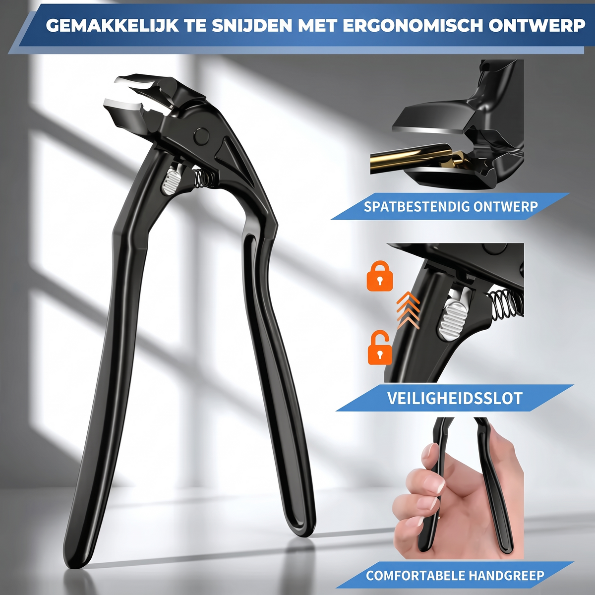 Fittershape Ergonomic Clipper – voor dikke & harde nagels