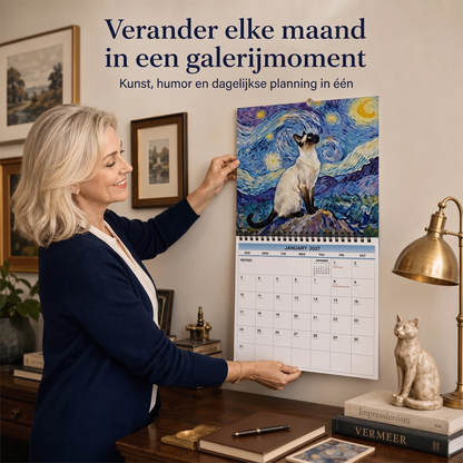 Fittershape Funny Cat Meme Kalender 2027 – vrolijk & decoratief