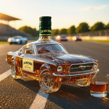 Mustang Whiskey Fles – Uniek design – Robuuste fles – Voor bar en verzamelaars