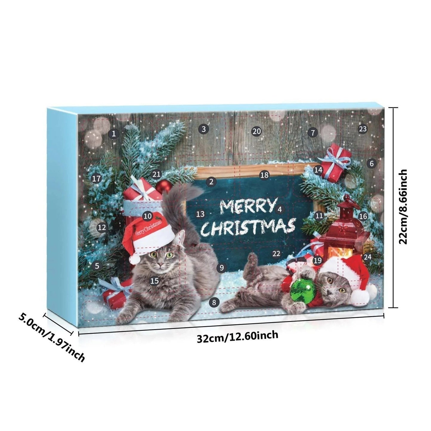 Katten Adventskalender – 24 speeltjes – Kerstcadeau voor katten – Diverse accessoires