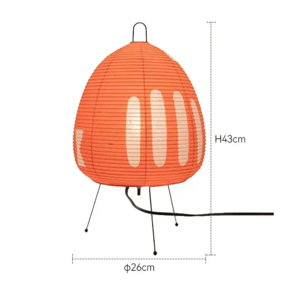 Japanse tafellamp – retro design – energiezuinig en stijlvol