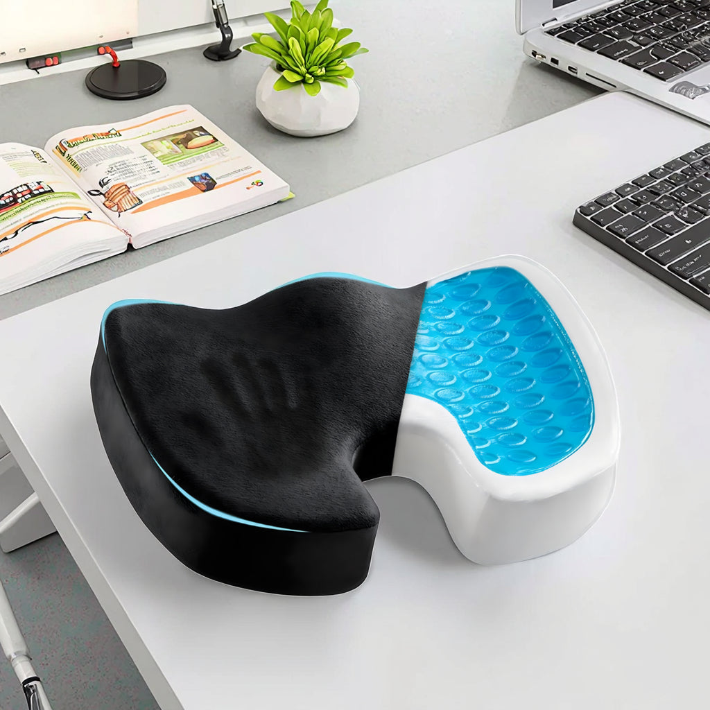 Ergonomisch Zitkussen – Gel- en Memory Foam – Voor Comfort en Ondersteuning