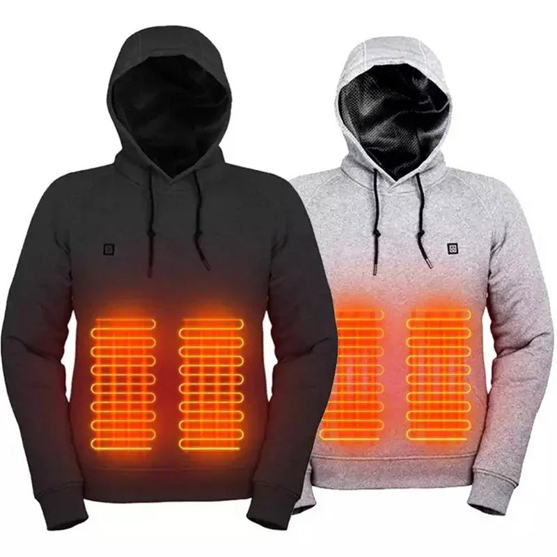 HeatTech Hoodie - Lichte USB Elektrische Verwarmde Hoodie voor Koude Dagen