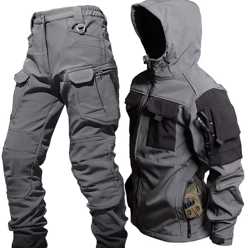 Tactisch Set voor heren – Waterdichte jas – Cargo broek – Voor outdoor gebruik