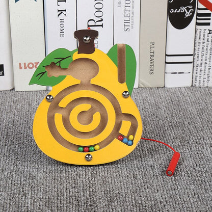 Houten Labyritn – Speelgoed – Voor Kinderen – Met Trekkoord