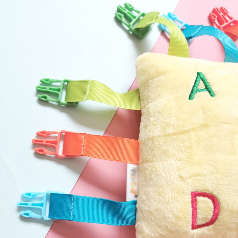 Educatief Speelgoed Kussen met Kleurrijke Gespen – Leren en Spelen voor Kinderen