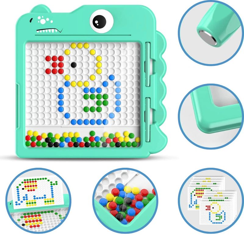 Educatief Speelbord – Kleur en Vorm Puzzel – Voor Kinderen – Met Kleurige Perlen