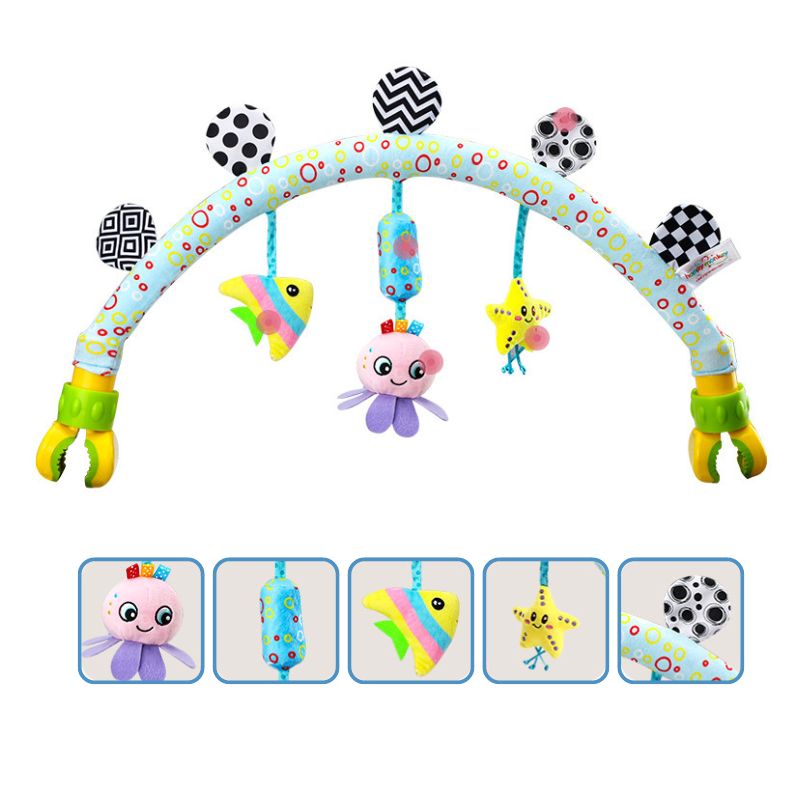 Houten Baby Speelboog – Met Dieren en Fruit – Voor Kinderen