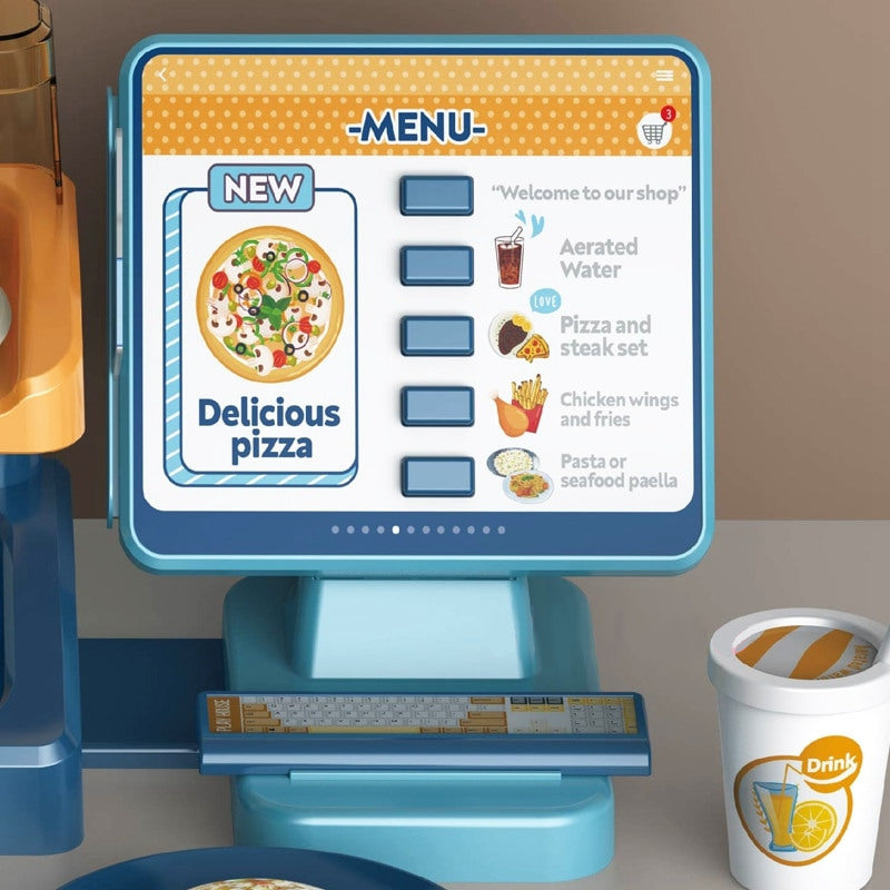 Mini Pizza Shop Speelgoedset – Voor Kinderen – Met Keukenaccessoires