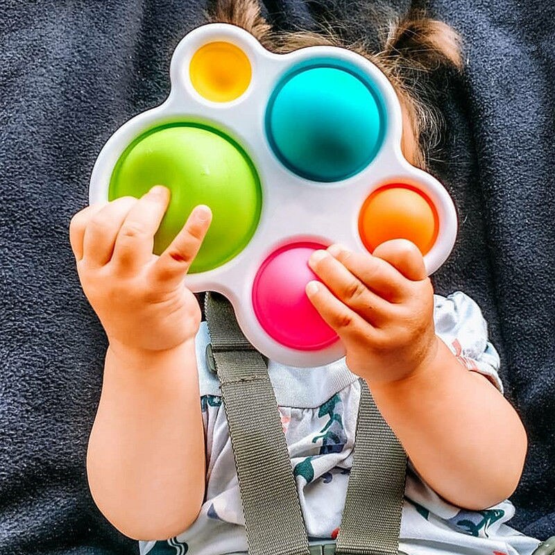 Fidget Speelgoed voor Baby's – Kleurrijke Drukknoppen – Voor Babyontwikkeling