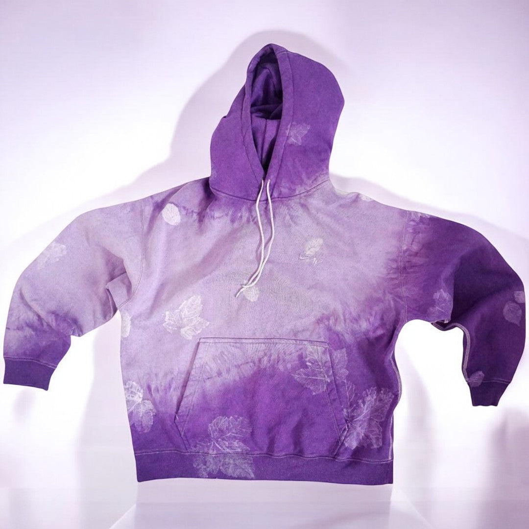 Oversized Hoodie – Bladeren print – Zachte stof