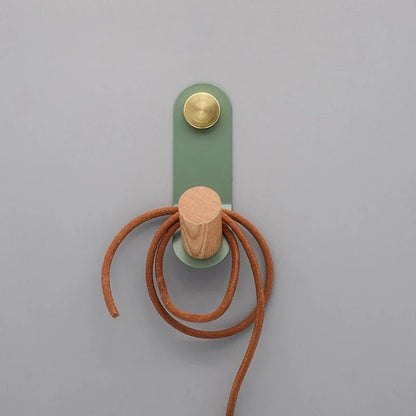 Kapstokhaak – Houten haak – Stevige wandmontage – Voor jassen & tassen