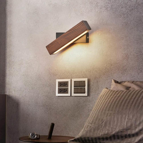 Wandlamp – Houten afwerking – Moderne stijl – Voor slaapkamer en woonkamer