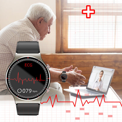 Smartwatch met EKG, Bloeddruk en Zuurstofmonitor – Fitness Tracker